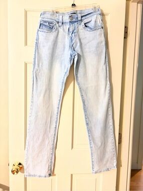 True Religion Men’s Light Wash Straight Jeans